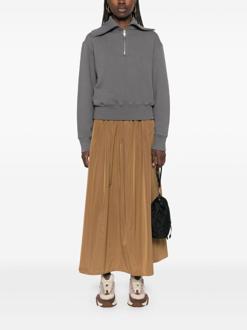 Autry Cropped Gray Sweater