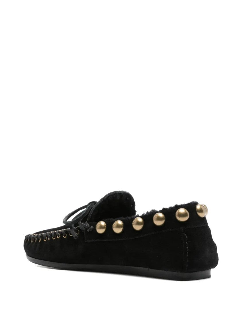 Isabel Marant Gold-Stud Embellished Loafers