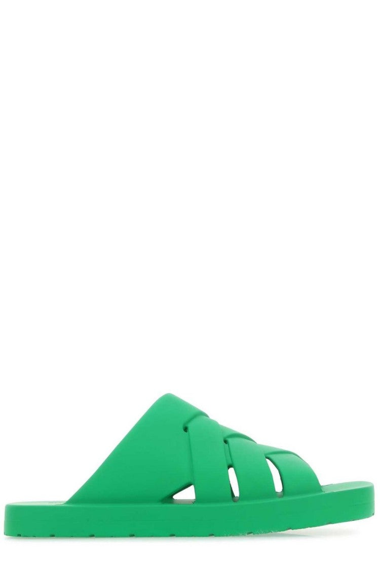 Bottega Veneta Green Rubber Sandals