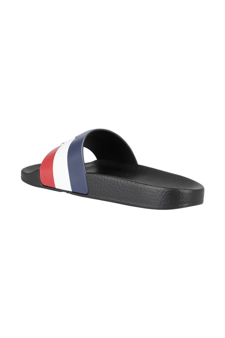Moncler Jeanne Black Plastic Slide Sandal