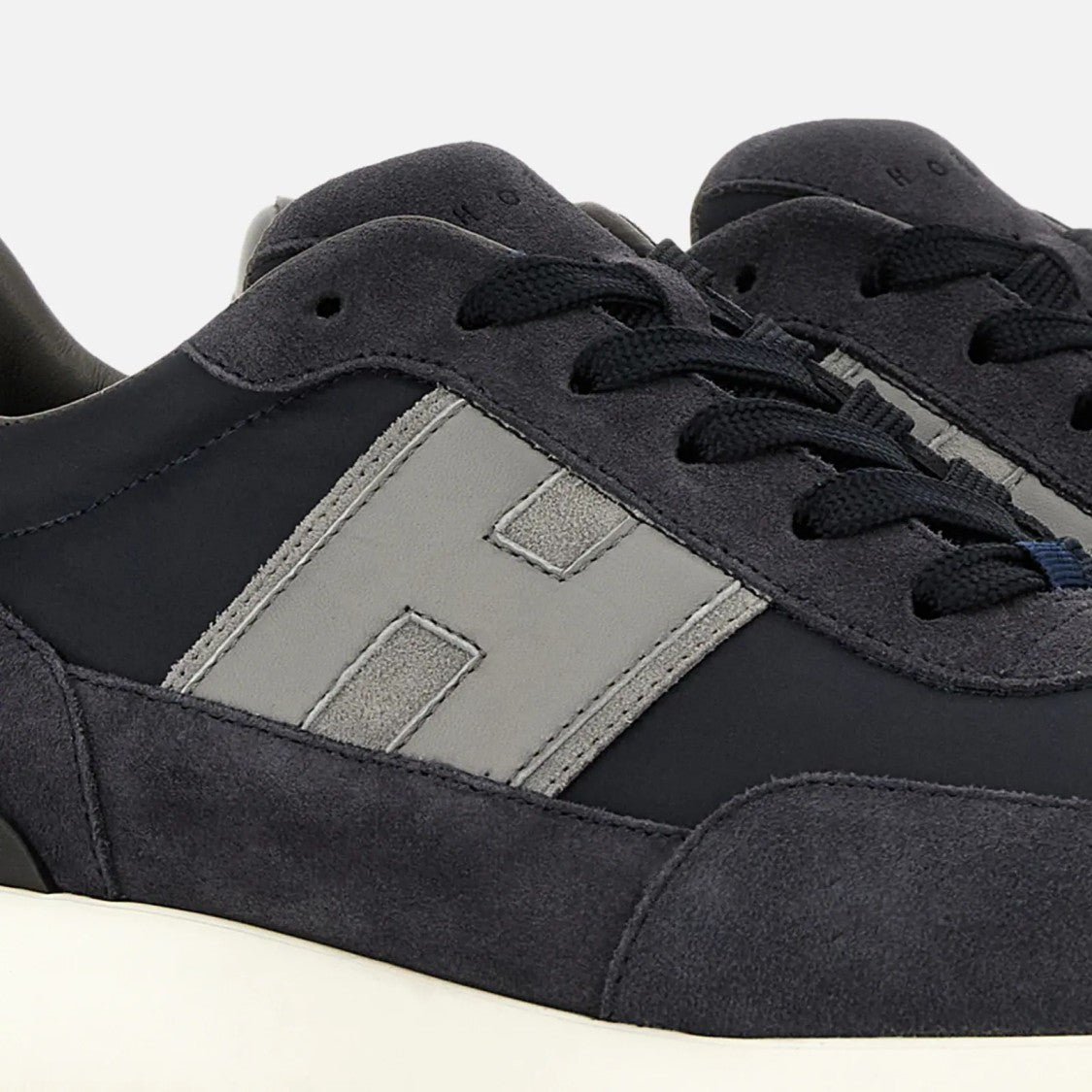 Hogan H709 Allacciato H Banda Sneakers In Blue