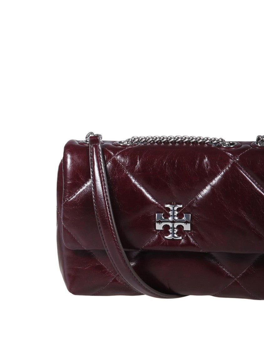 Tory Burch Kira Diamond Quilt Distressed Small Convertible Shoulder Bag