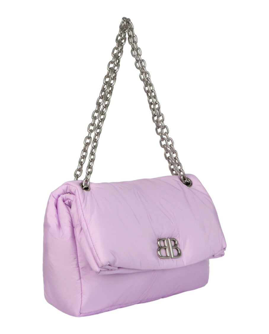 Balenciaga Monaco Medium Chain Bag In Recycled Dolmias