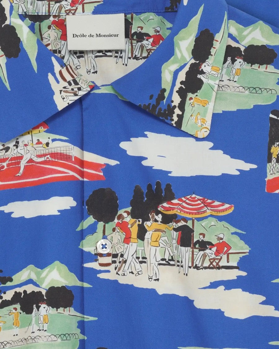 Drôle De Monsieur Multicolor Country Club Short-Sleeved Shirt