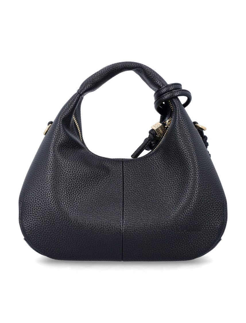Ganni Black Mini Hobo Bag