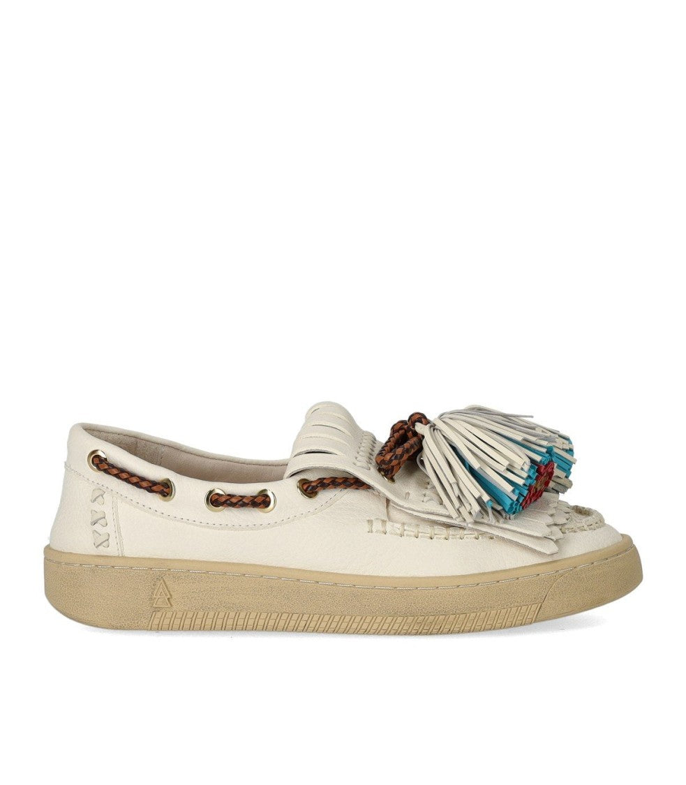 Elena Iachi Smash White Loafer