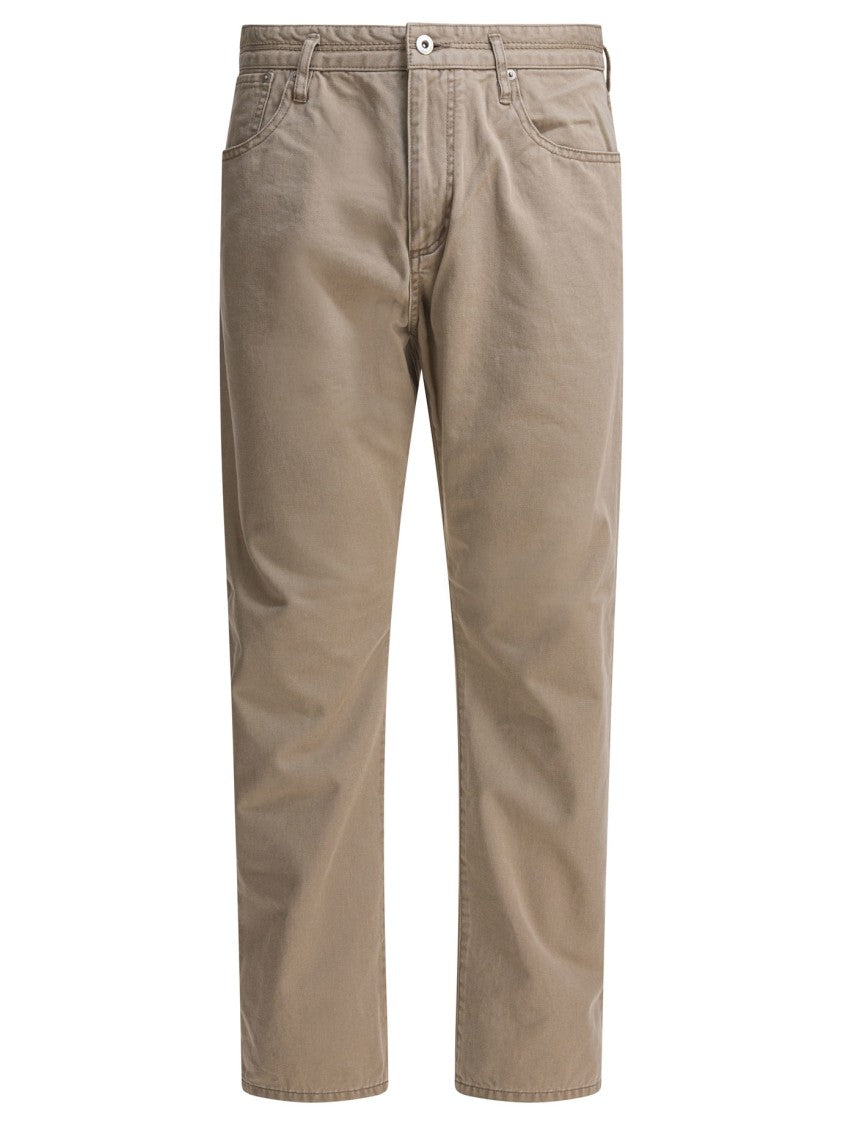 Nonnative Straight-Leg Beige Trousers