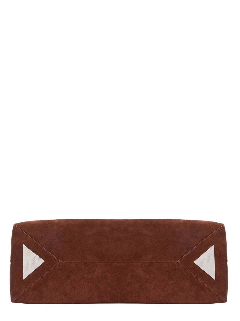 The Attico The Walk Medium Suede Shoulder Bag