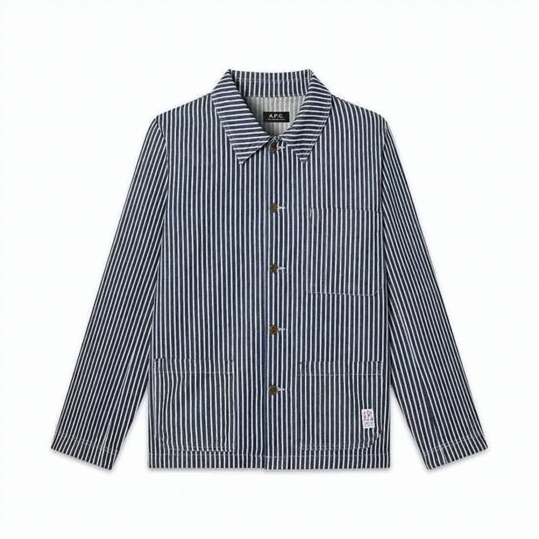 A.P.C. Lightweight Striped Casual Jacket