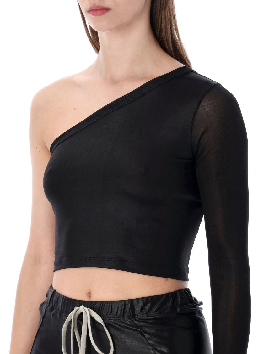 Drkshdw By Rick Owens Ziggy Liquid Jersey Top