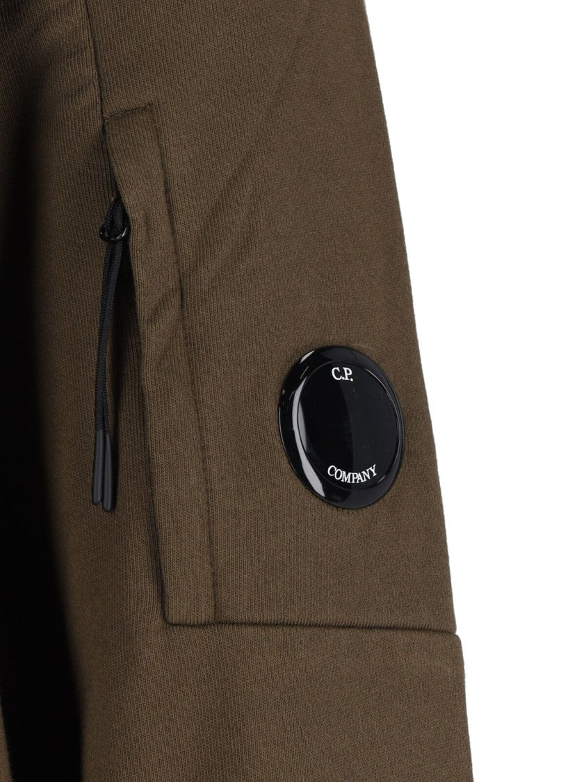 C.P. Company Logo Crewneck Sweatshirt – Green