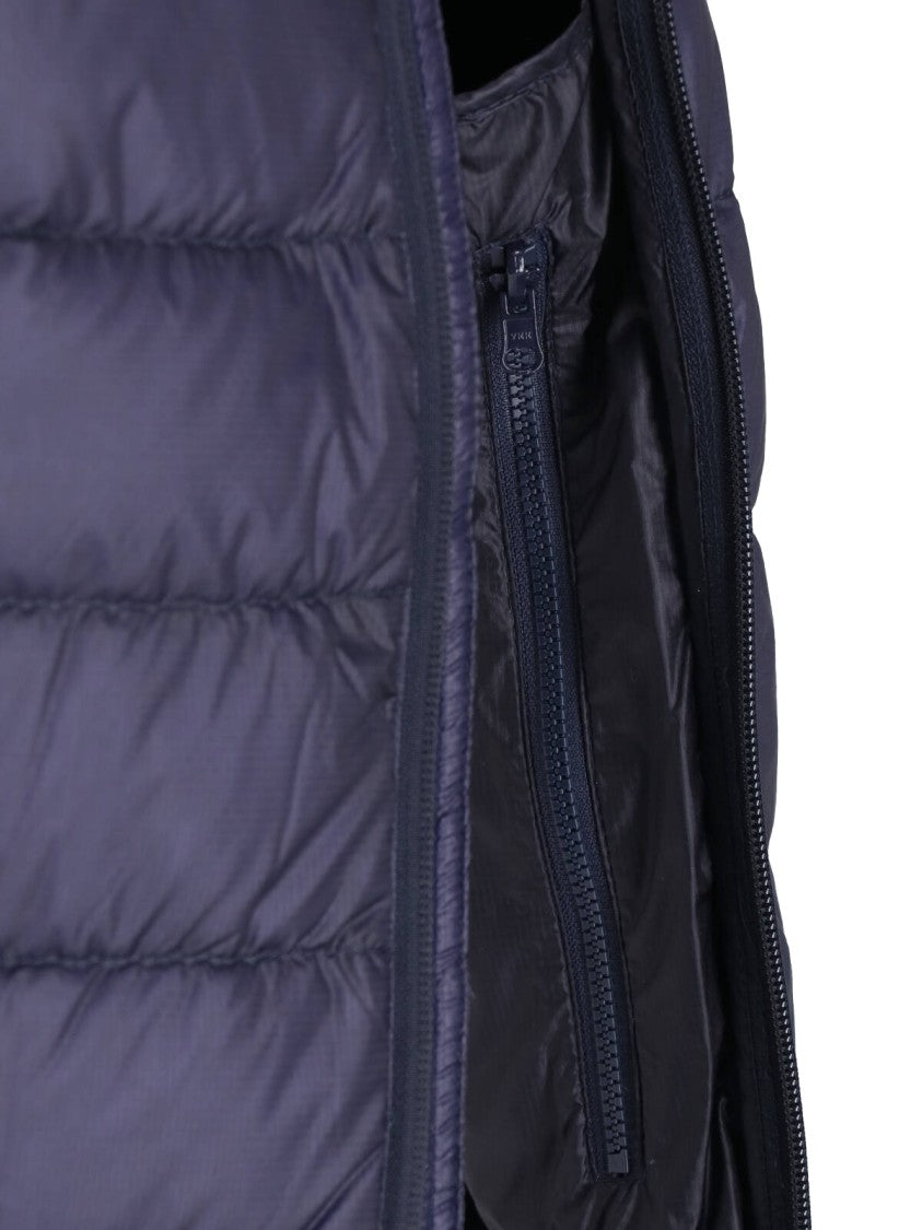 Aspesi Blue Quilted Nylon Jacket