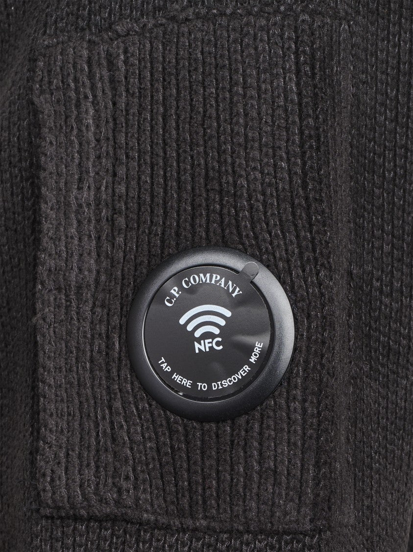 C.P. Company Chenille Cotton Lens Crewneck Sweater