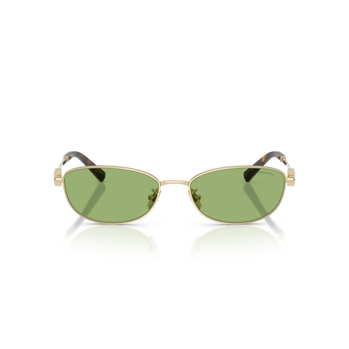 Tiffany & Co. 0Tf3115 Rectangular Gold-Tone Steel Sunglasses