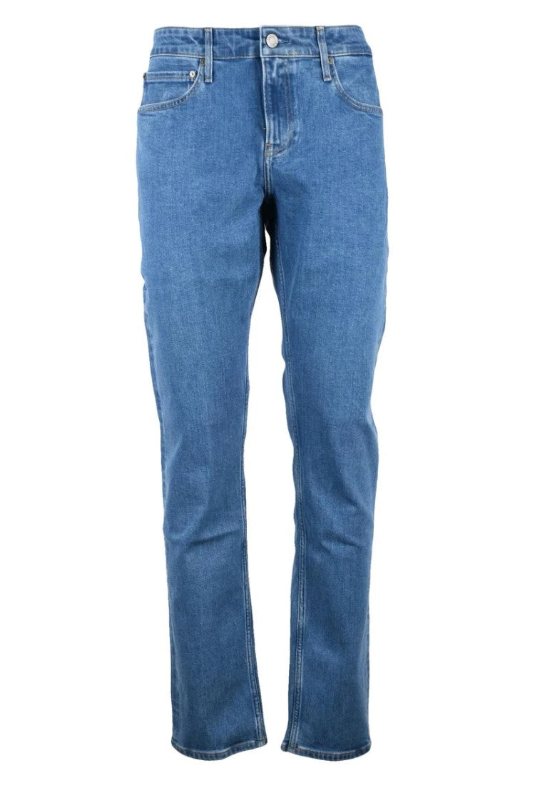 Calvin Klein Blue Tapered Stretch Jeans