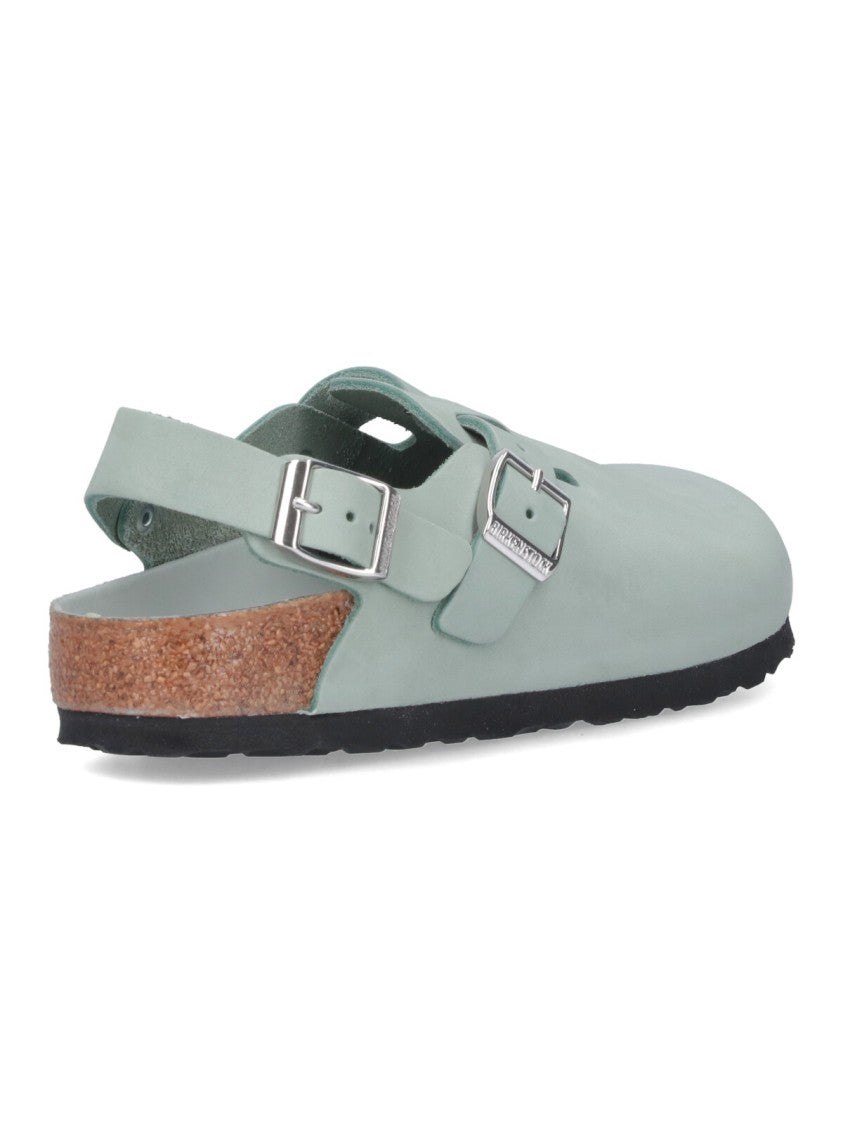 Birkenstock "Tokio" Mules – Aqua