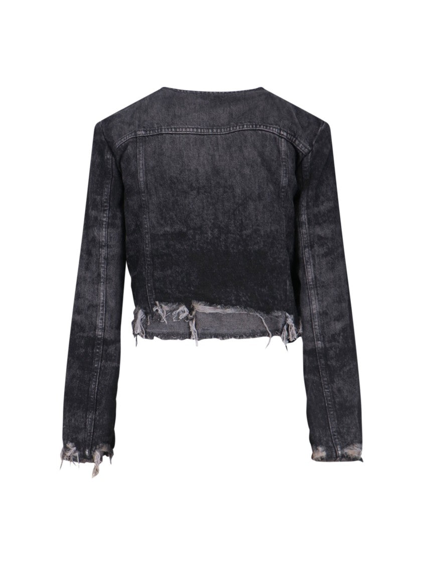 Diesel De-Graffy-Fsh Denim Jacket – Black