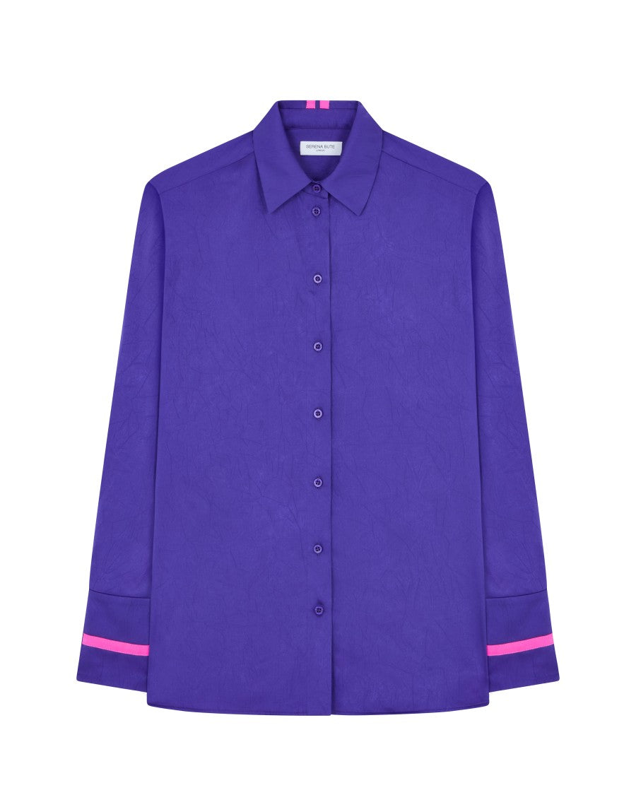 Serena Bute Oversized Shirt '25 - Violet Blue