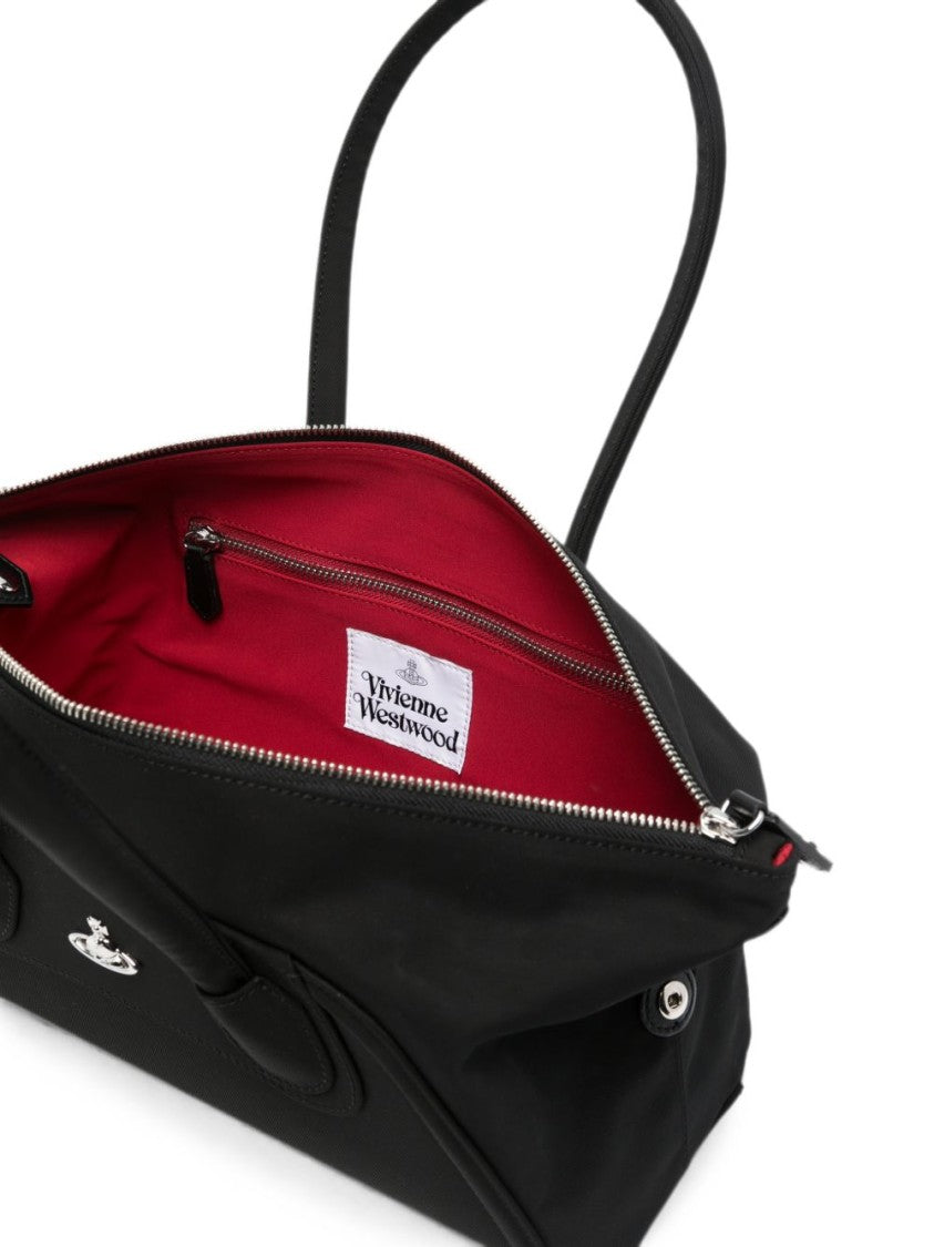 Vivienne Westwood Structured Handbag With Rounded Handles And Zip Closure