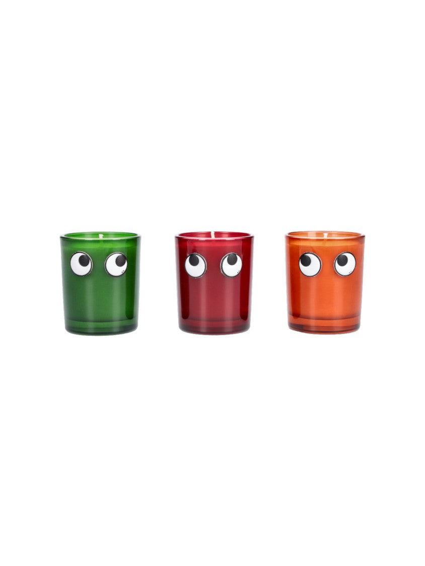 Anya Hindmarch Multicolor Eyes Glass Mini Candle Set