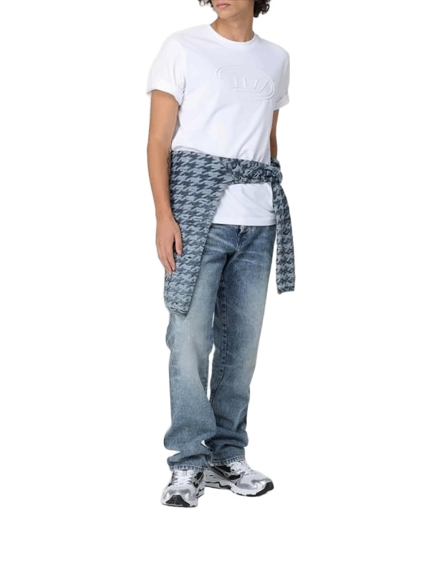 Diesel Relaxed Fit Blue Denim Pants
