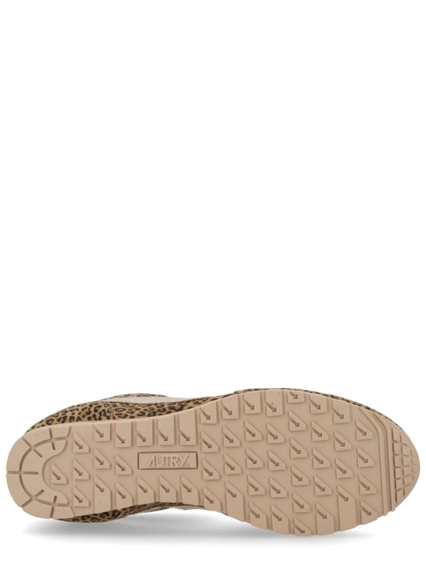 Autry Windspin Leopard Metallic Accents Sneakers