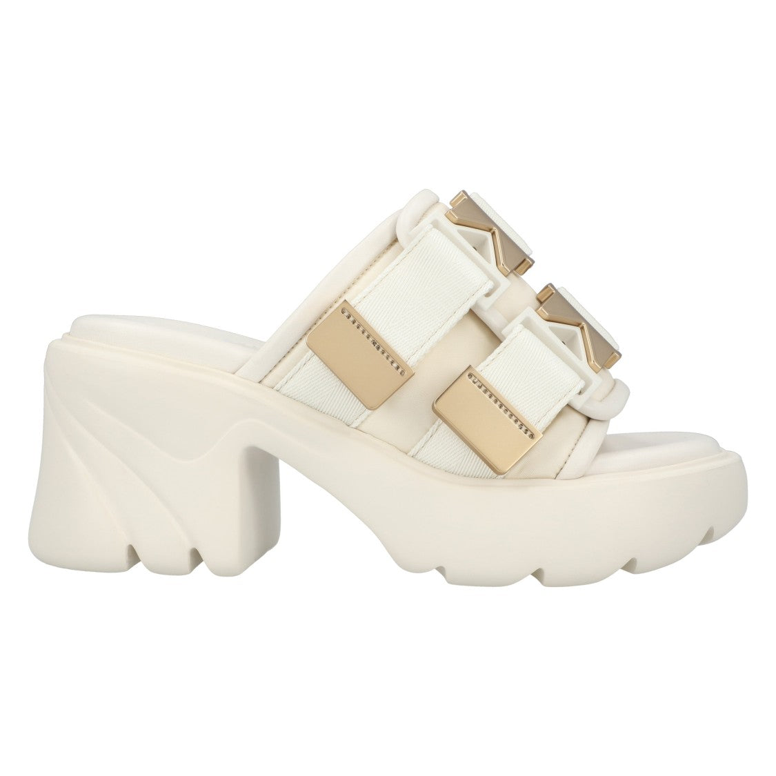 Bottega Veneta Flash Mule White
