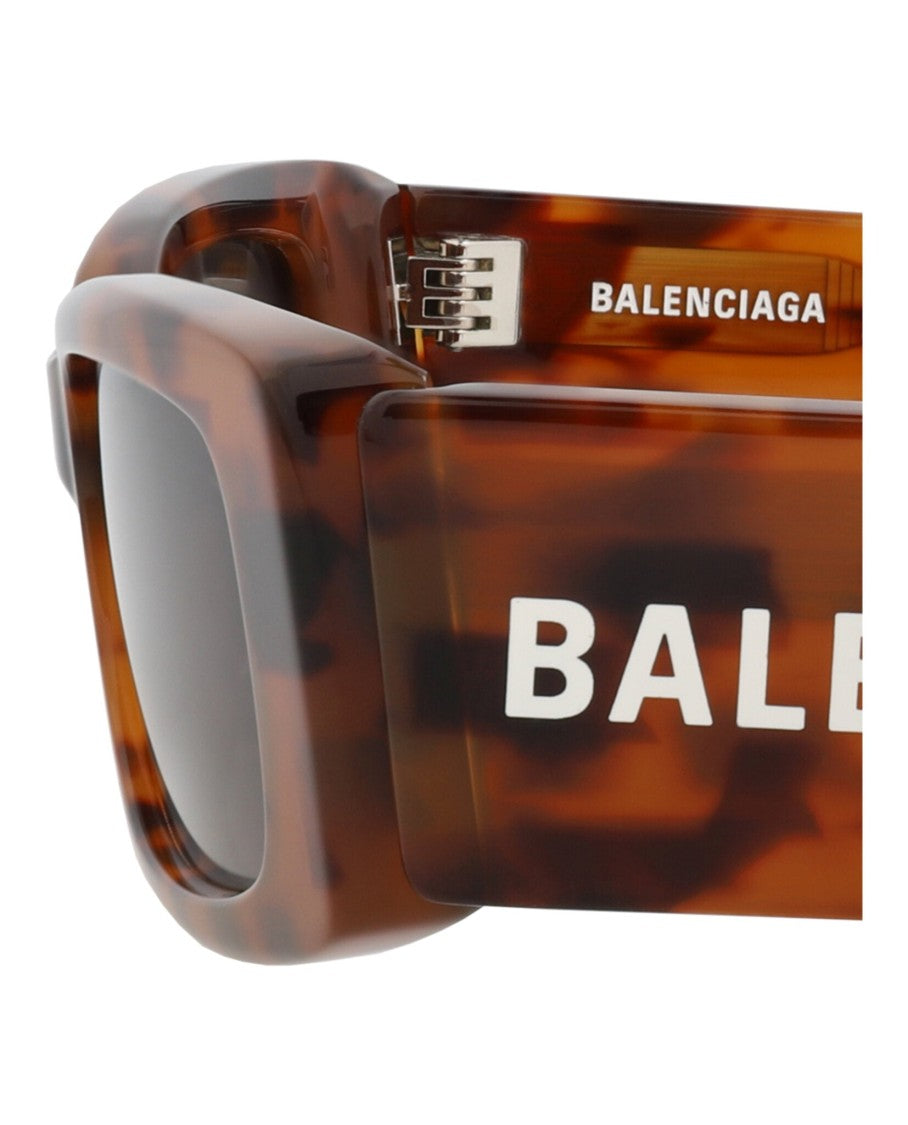 Balenciaga Square-Frame Recycled Acetate Sunglasses