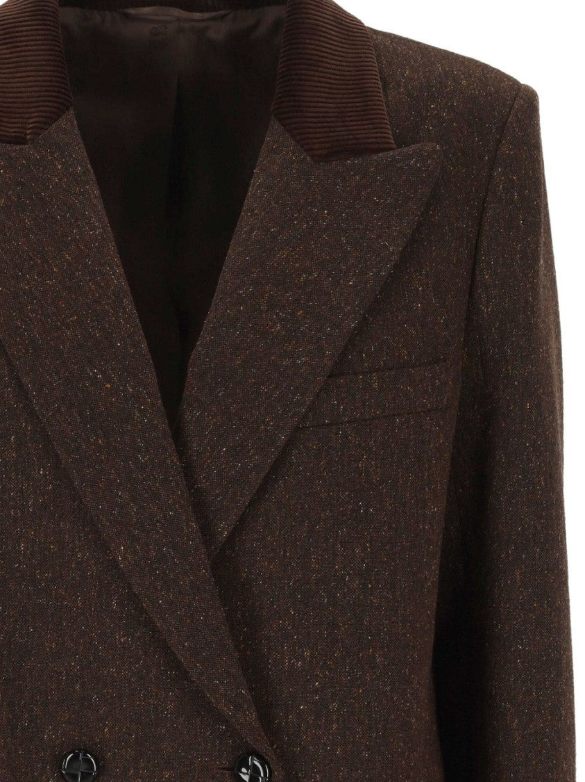 Blaze Tailored Brown Jacket With Notched Lapel