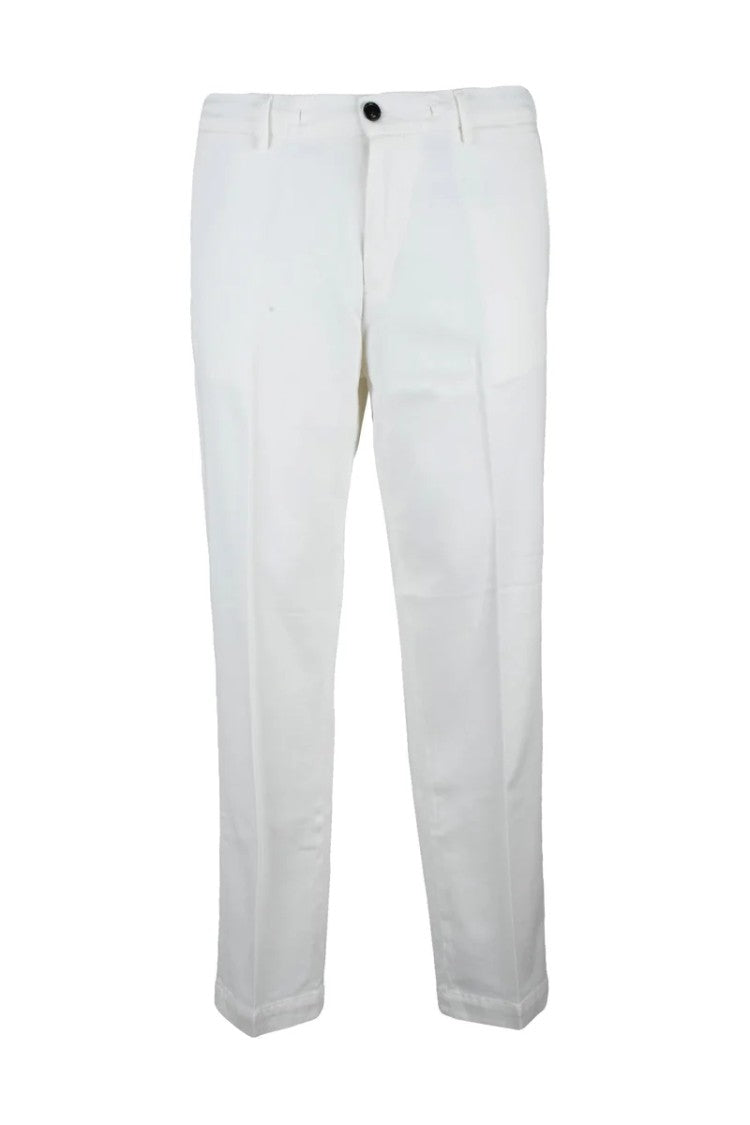 Liu Jo Liu •Jo Lyocell Cotton Stretch Trousers - White
