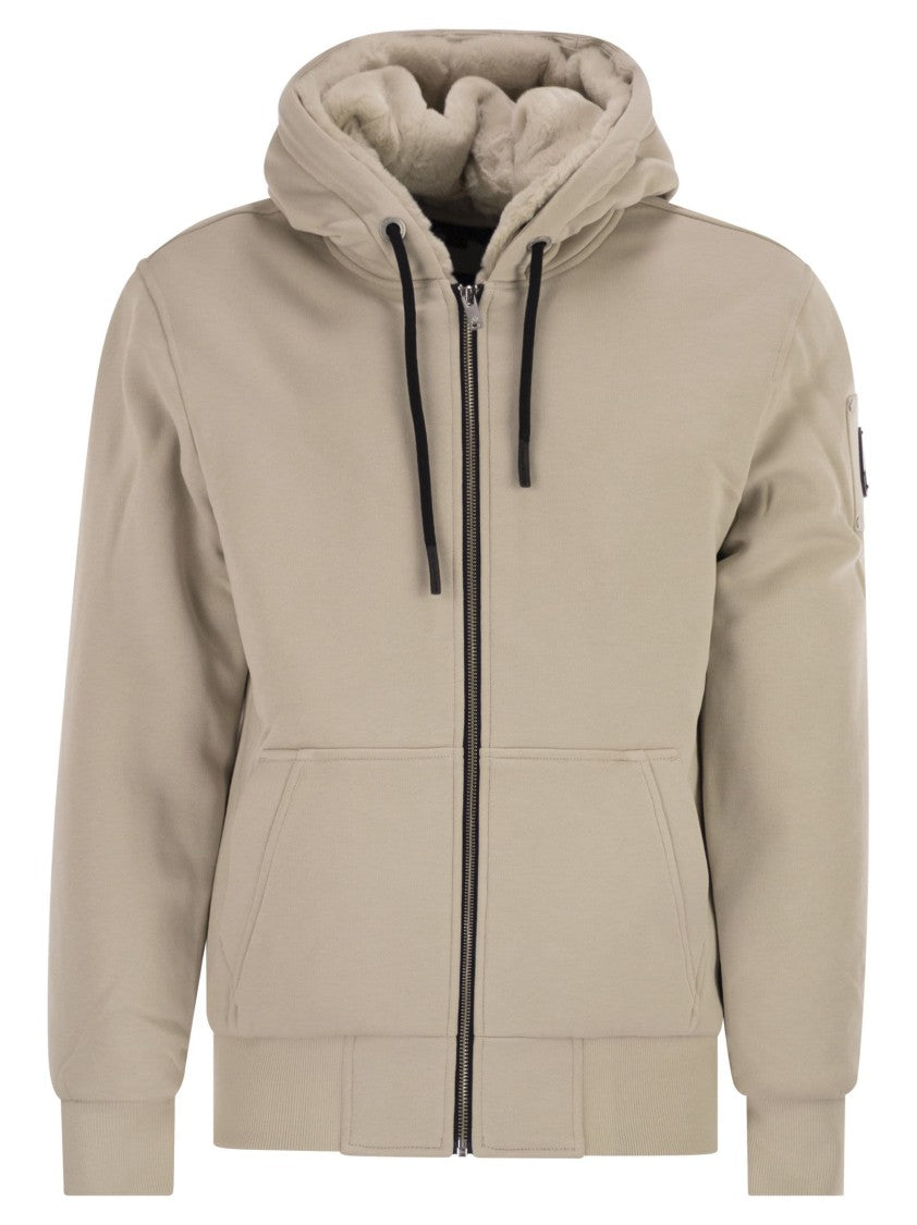 Moose Knuckles Classic Bunny - Faux Fur Lined Hoodie