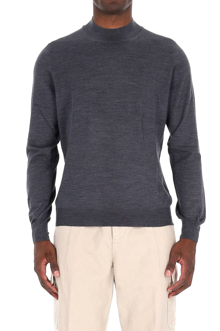 Drumohr Biscottino Pure Cashmere Turtleneck Sweater