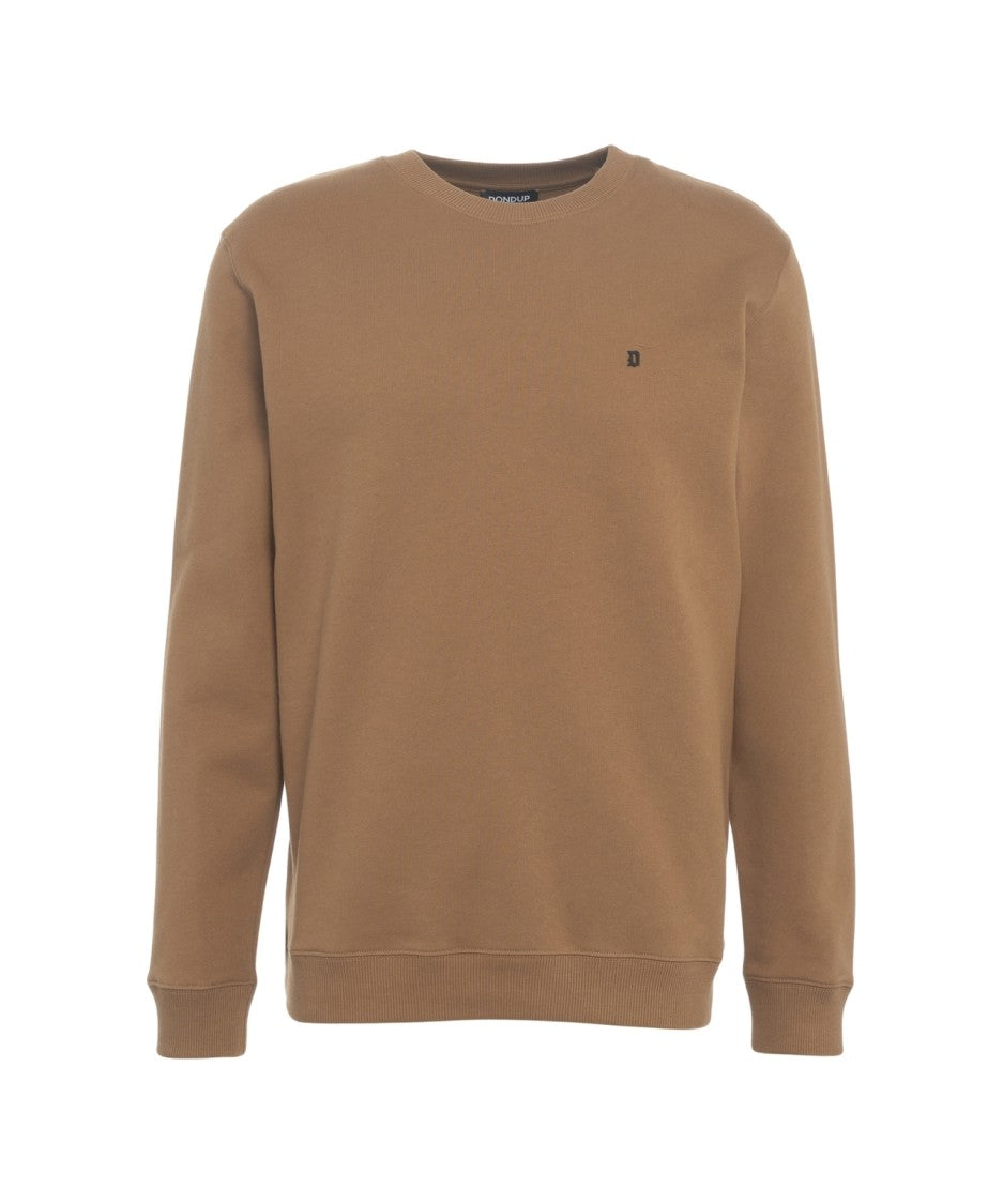 Dondup Brown Cotton Blend Sweatshirt