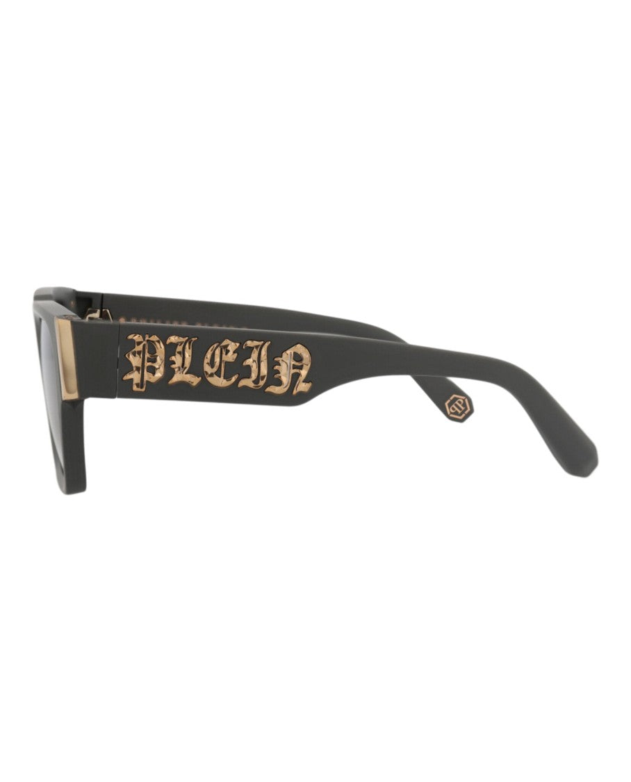 Philipp Plein Square-Frame Acetate Sunglasses With Logo Detail