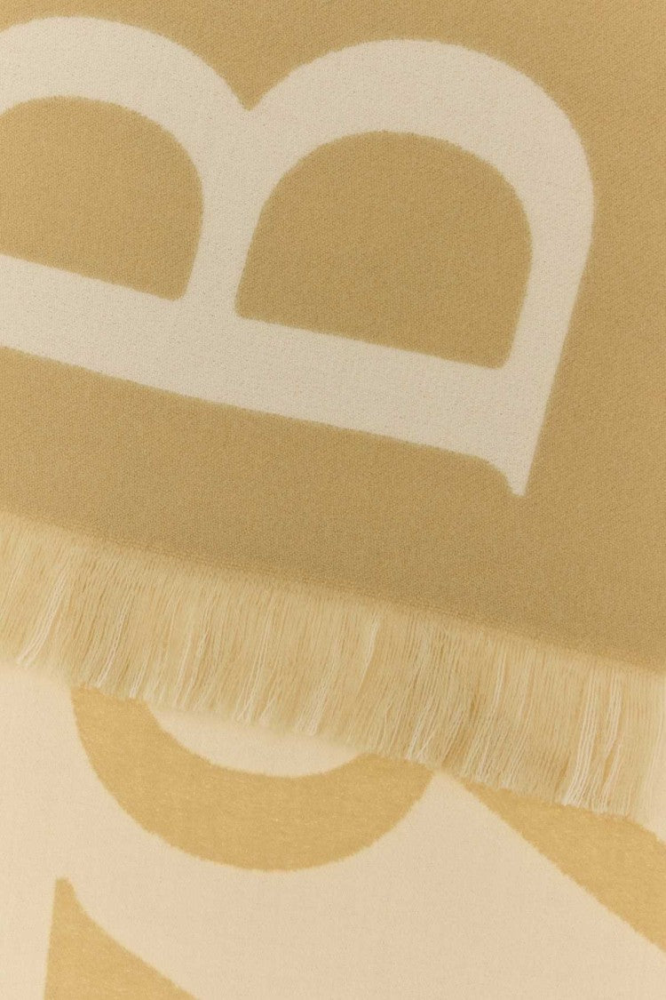 Burberry Beige Wool Scarf