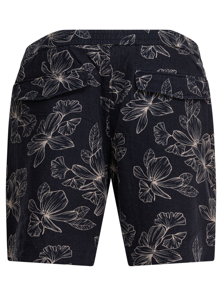 Vince Blue Floral Patterned Shorts