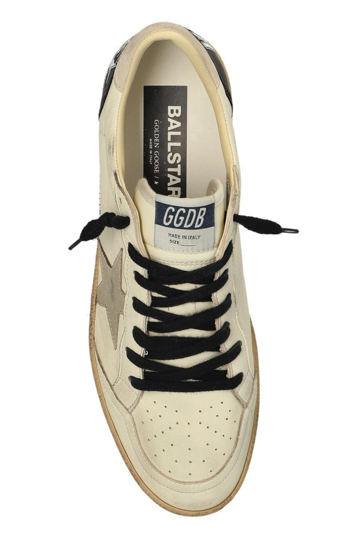 Golden Goose Low-Top Brown Sneakers With Timeless Design