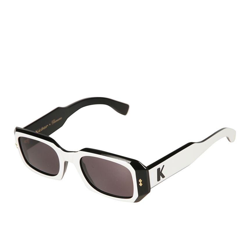 Kador Klarissa Glamour Rectangular Black And White Frame Sunglasses