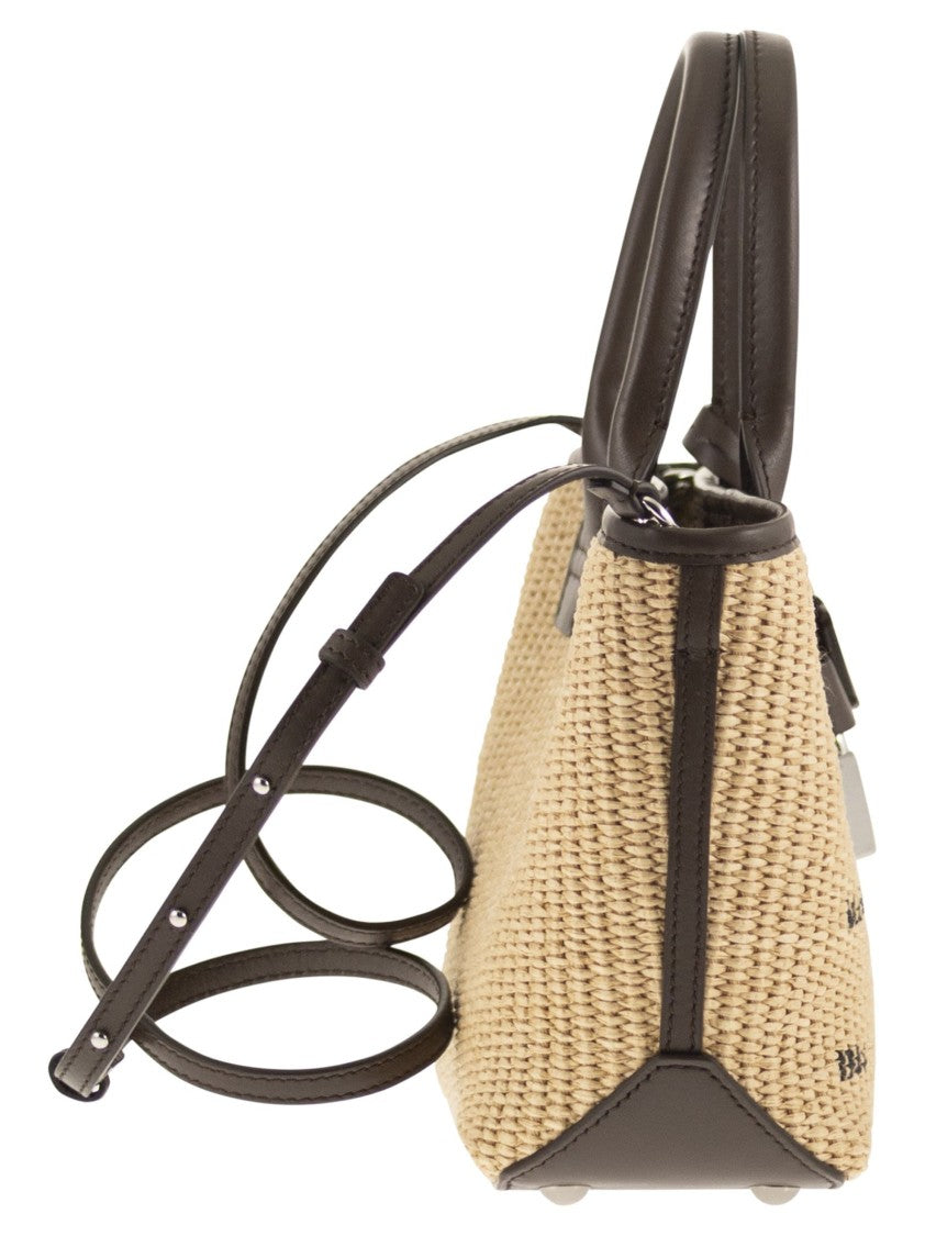 Hogan Mini Shopping Bag With Address Logo