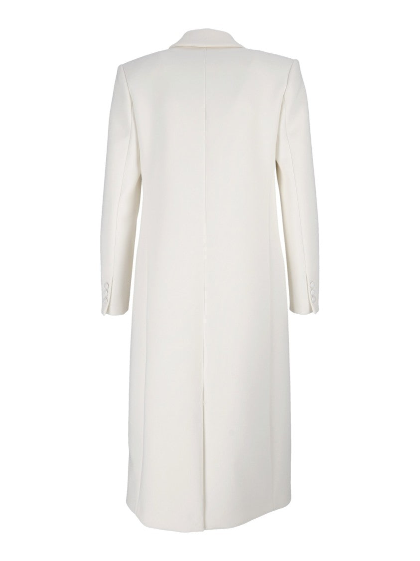 Elisabetta Franchi Double-Breasted Knee-Length Coat