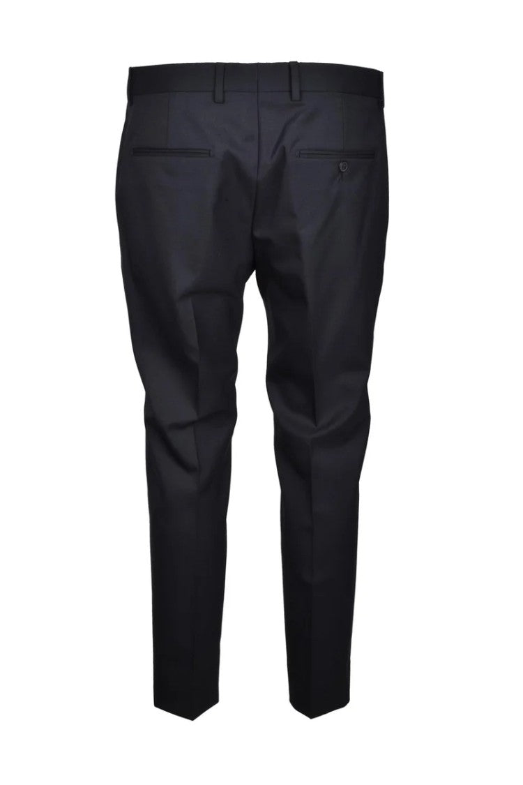 Be Able Tailored Black Trousers With Classic Waistband And Minimalist Design