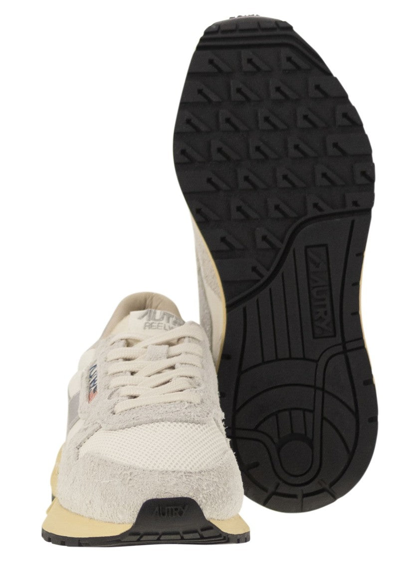 Autry Reelwind - Suede And Technical Textile Trainer