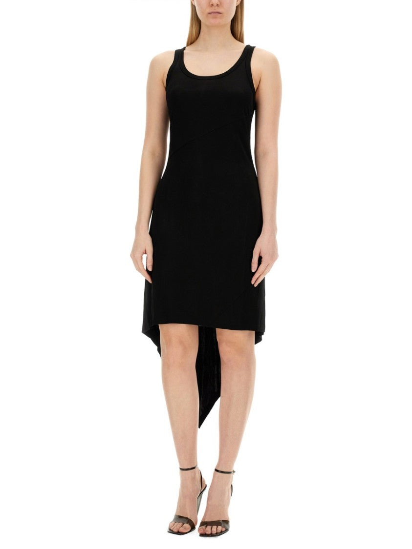 Helmut Lang Asymmetrical Hem Jersey Camisole Dress