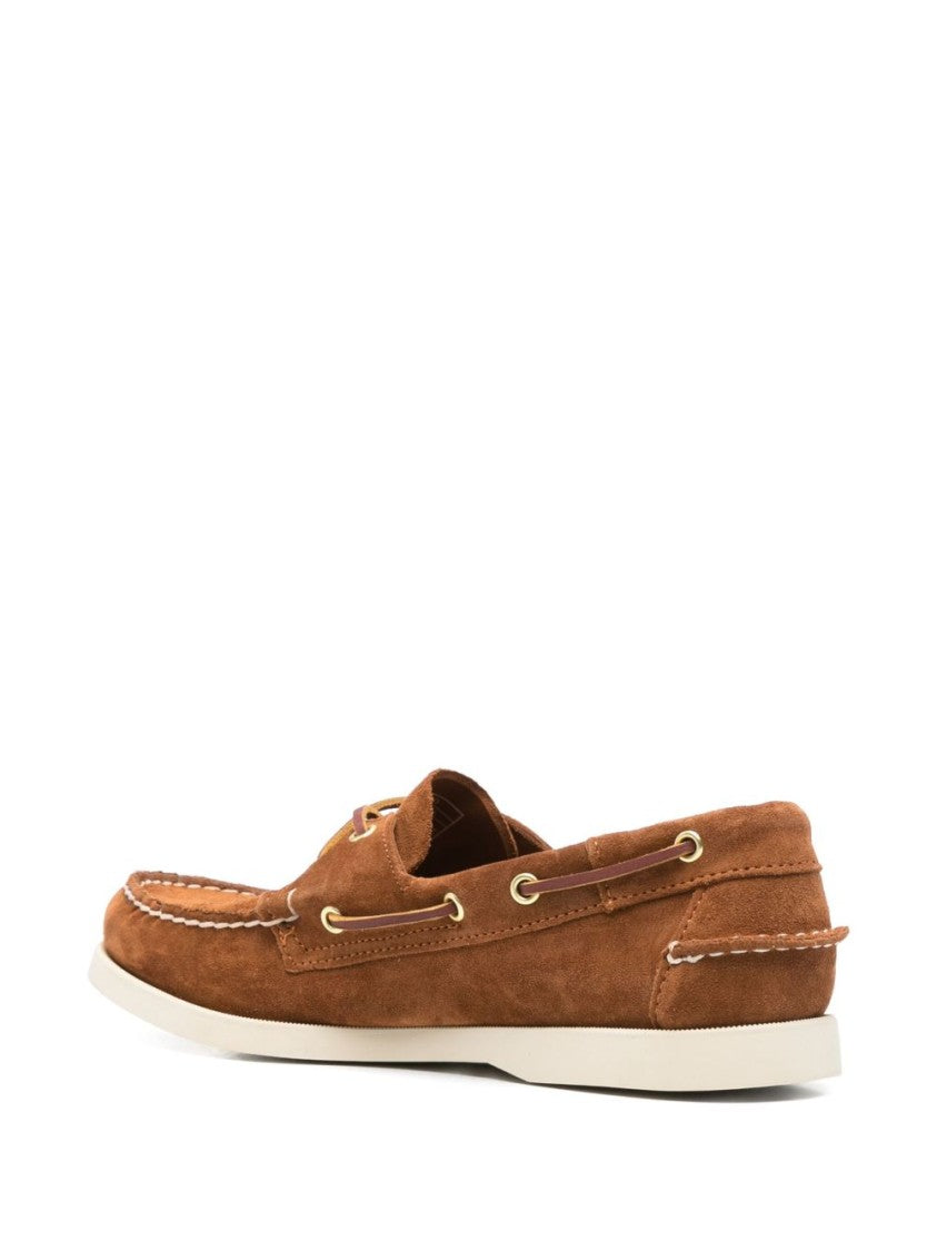 Sebago Brown Suede Boat Shoes