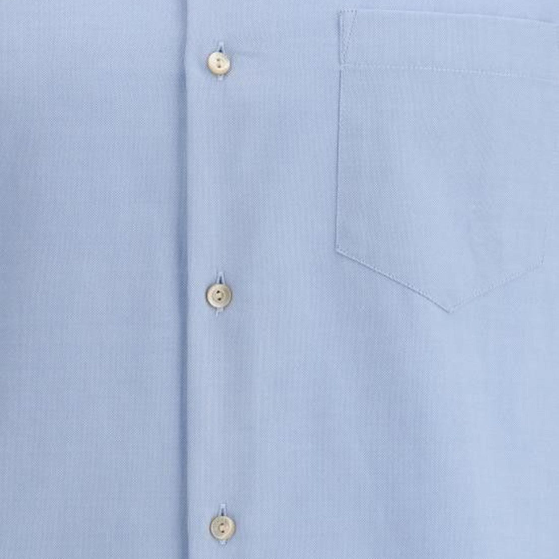 Gucci Tailored Blue Shirt With Classic Collar