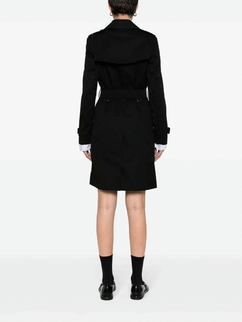 Burberry Heritage Cotton Double-Breasted Trench Coat With Tailored Fit
