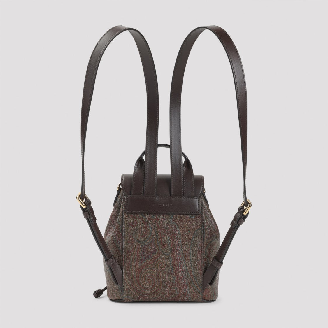 Etro Essential S Arnica Brown Cotton Backpack