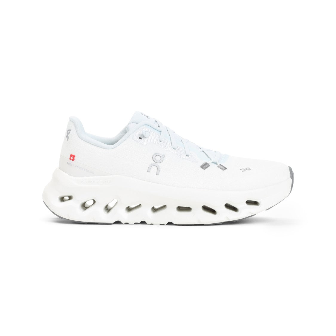 On Arctic White Textile Cloudtilt Sneakers