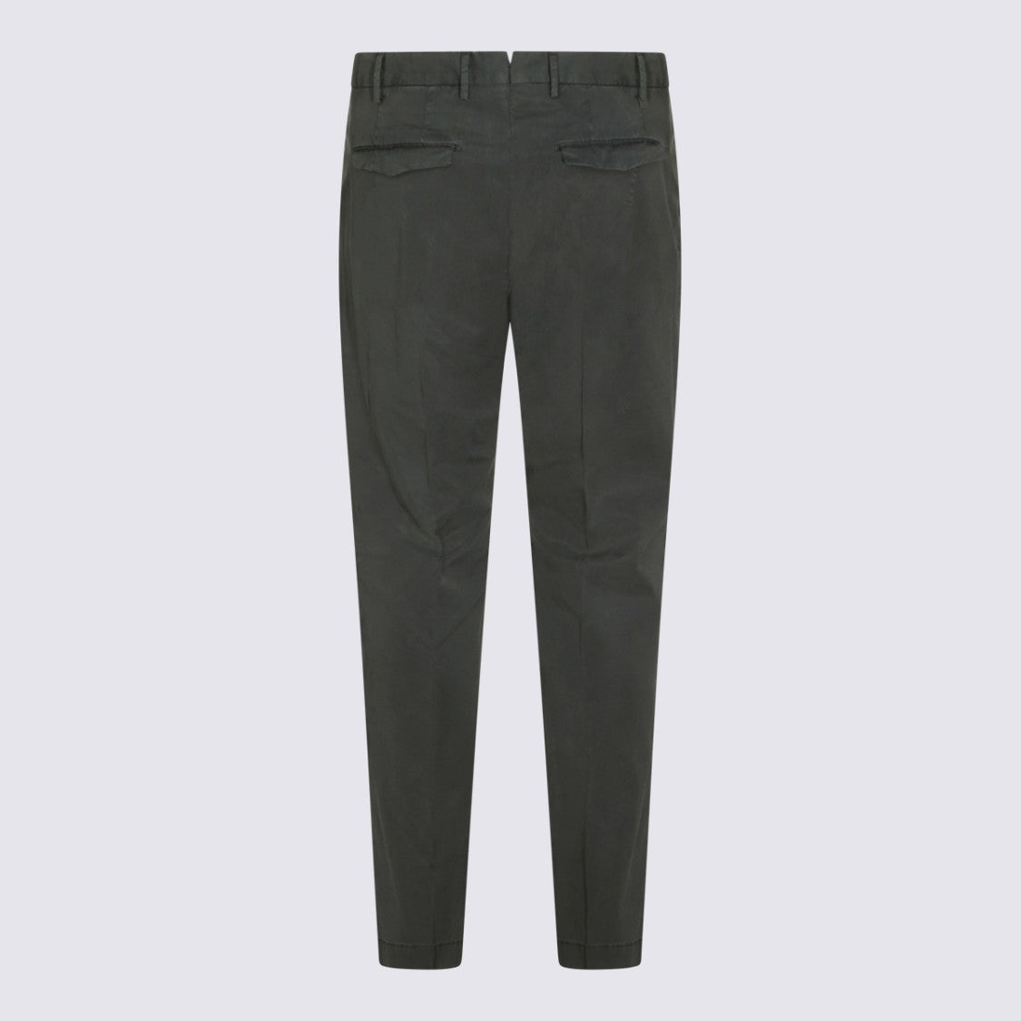 Pt Torino Tailored Black Trousers With Minimalist Design And Tapered Silhouette