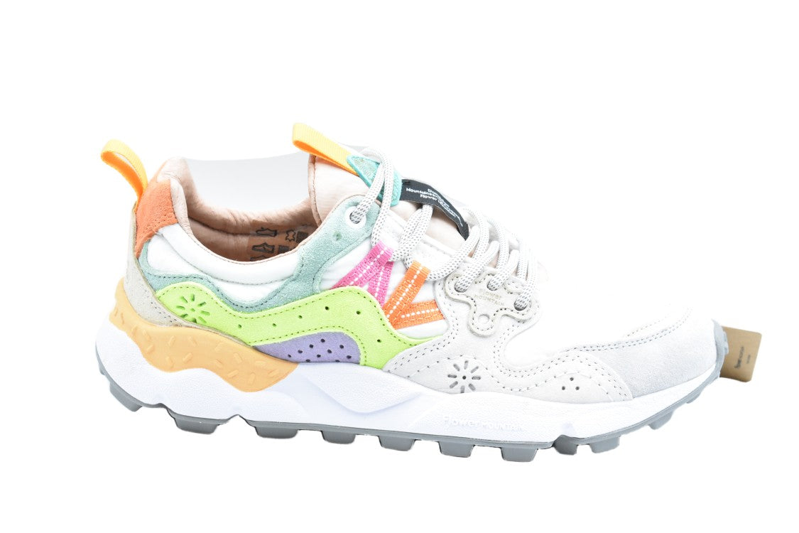 Flower Mountain Low-Top Sneakers With Suede And Accents